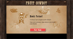 Desktop Screenshot of fruitcowboy.com